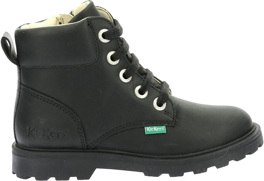 Kickers Kick Bluck leren kinderlaarzen