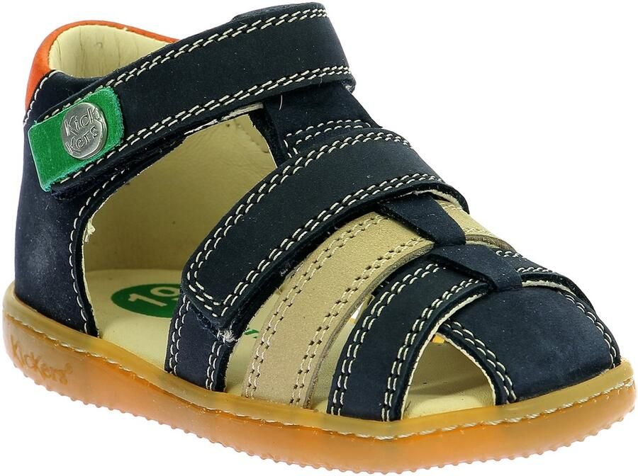 Kickers Kick Pod leren sandalen voor kinderen