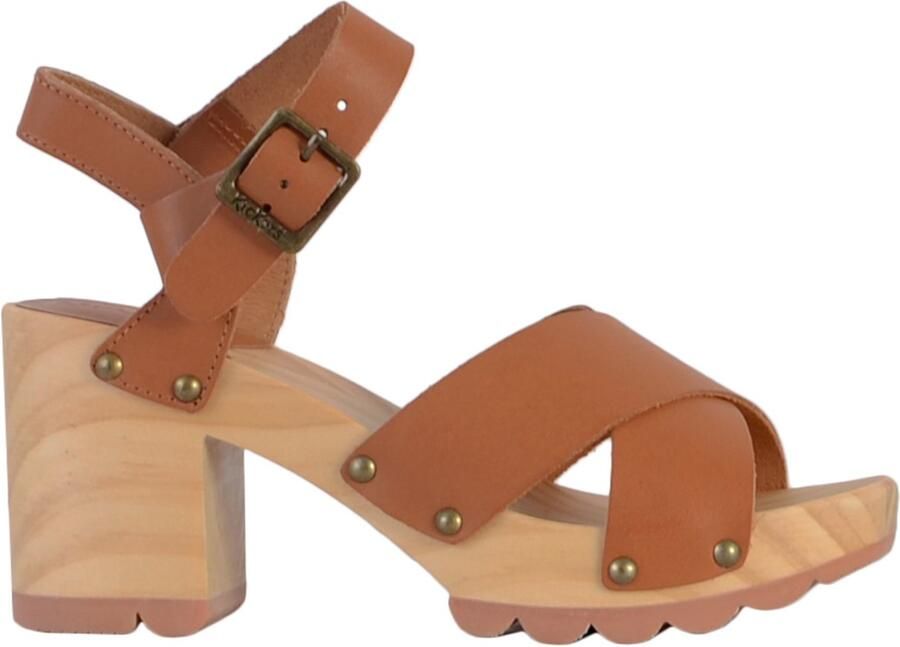 Kickers Comfort Sandalen Kick Wise Leer Gesp