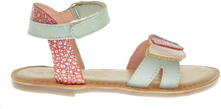 Kickers Lederen Meisjessandaal Gekleed Velcro