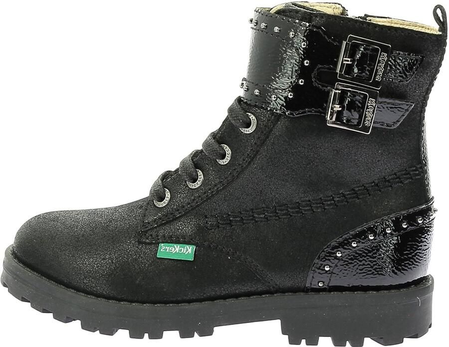 Kickers Leren kinderlaarzen groorock