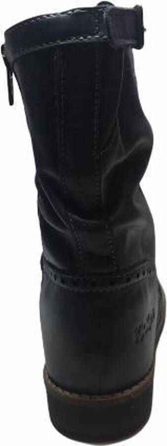 Kickers rits oxford effen lange laars Jaclyn navy - Foto 6