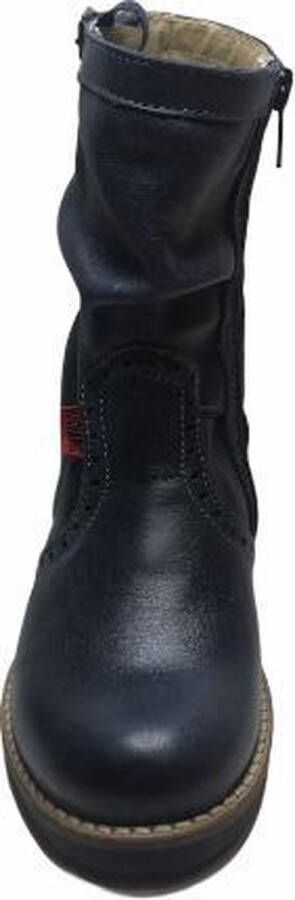 Kickers rits oxford effen lange laars Jaclyn navy - Foto 7