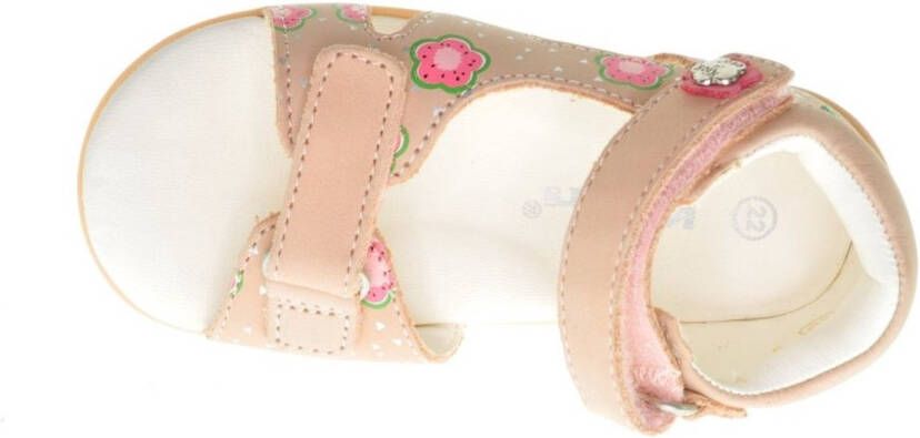 Kickers Roze Meisjessandaal Leder Met Gesloten Hiel Openteen