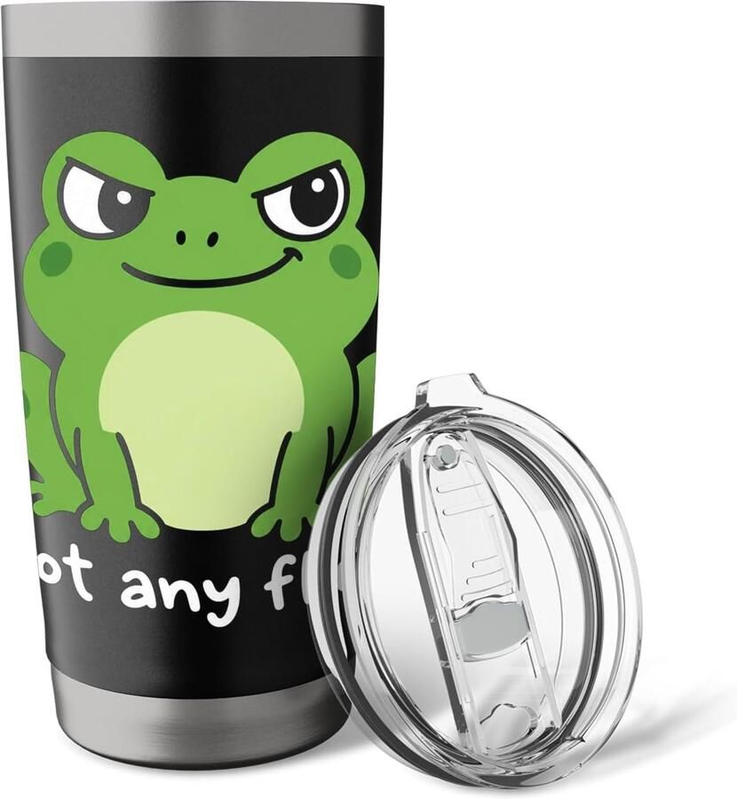 Kikker Got Any Flies? zomer humor dubbele wand thermobeker