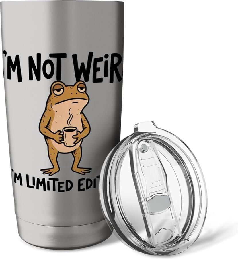 Kikker mok met tekst I'm Not Weird I'm Limited Edition