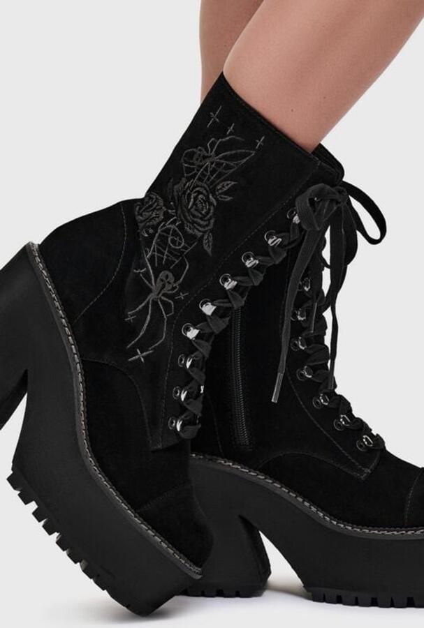Killstar What Darkness Returns Nocturnal Boots Dames Laars zwart