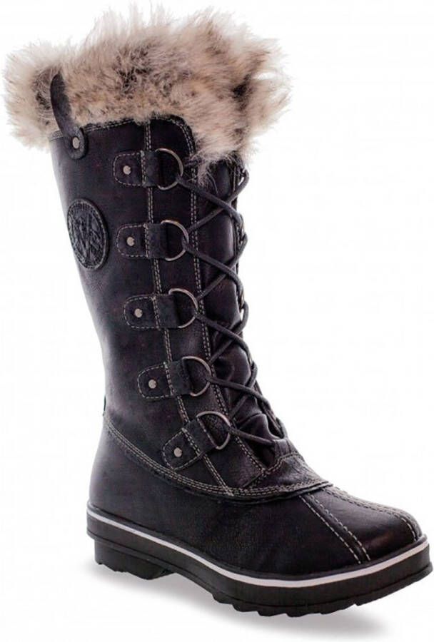 KIMBERFEEL Beverly Sneeuw Laarzen Black Croco Dames