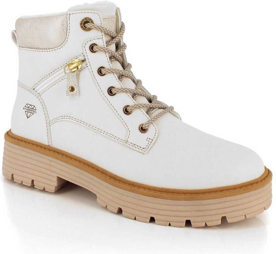 KIMBERFEEL Claudie Laarzen Wit Vrouw