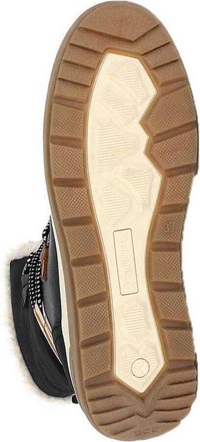 KIMBERFEEL Ebelya Sneeuw Laarzen Beige Zwart Vrouw - Foto 3