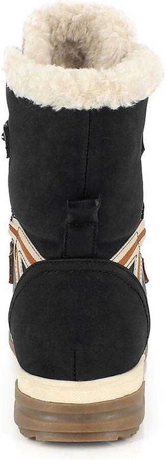 KIMBERFEEL Ebelya Sneeuw Laarzen Beige Zwart Vrouw - Foto 4