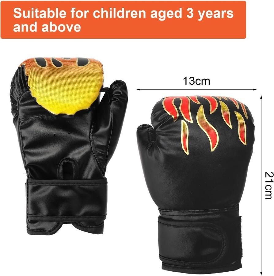 Kinder Bokshandschoenen Junior Kickboksen Muay Thai Vechtkunst Sparren MMA Jeugd Trainingshandschoenen voor Optimale Bescherming