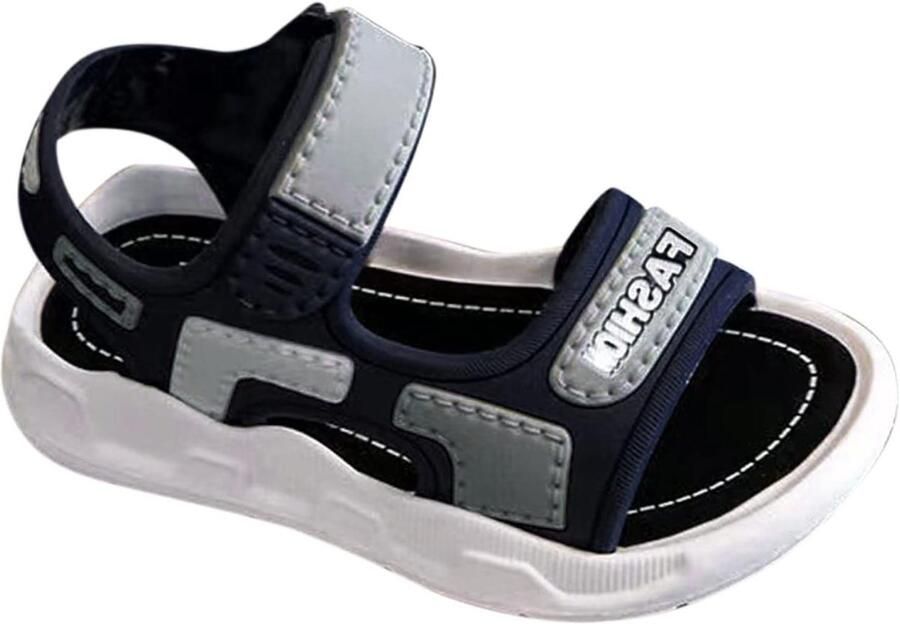Kinder Sandalen Waterschoenen Slippers Zomerse Activiteiten Antislip Rubberzool Ruime Pasvorm Blauw