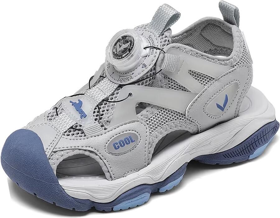 Kinderen unisex sandalen ade d licht twist-knop veter Grijs