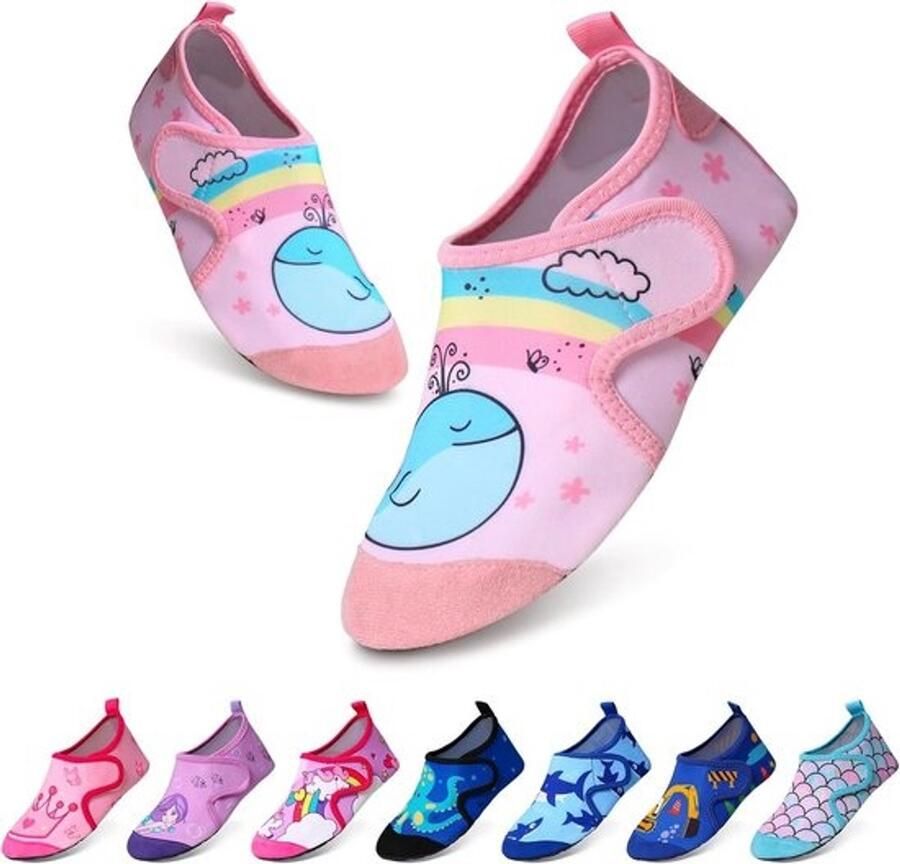 Kinderschoenen voor het water antislip en zacht perfect voor strand en zwembad