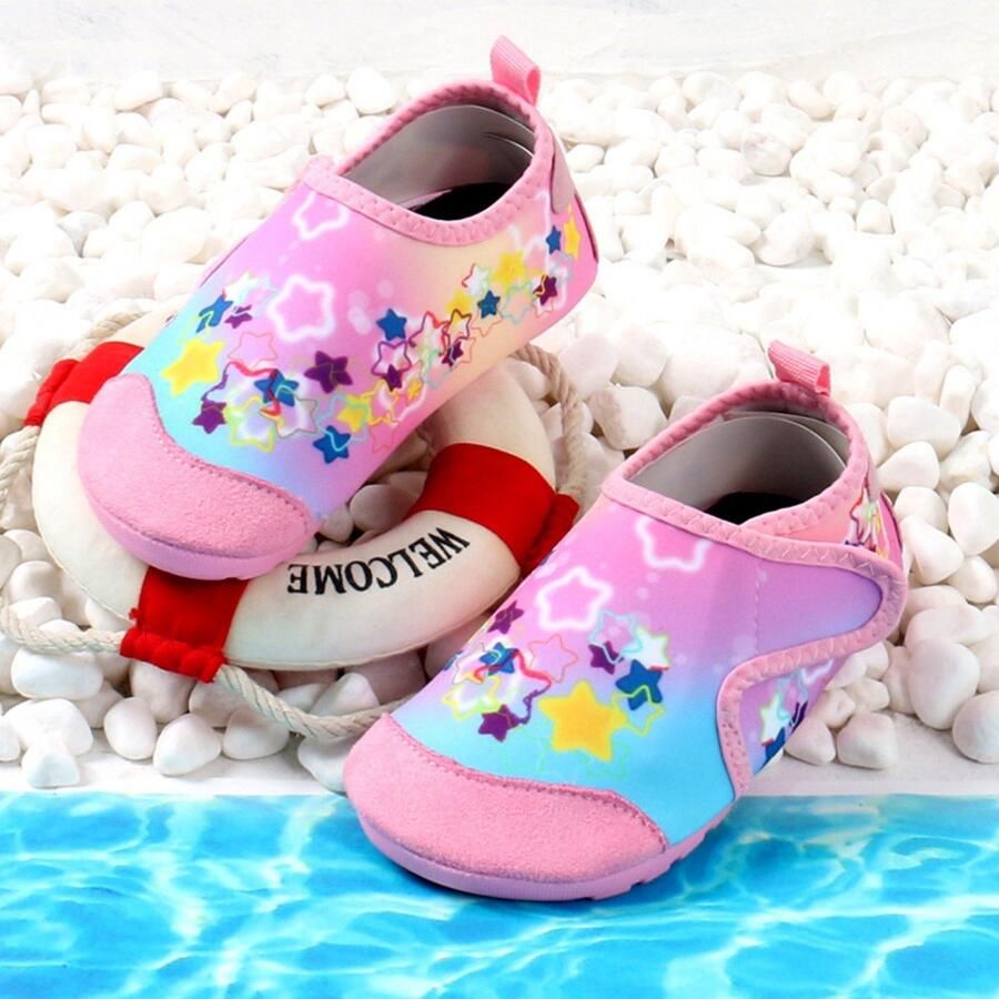 Kinderwaterschoenen snel drogende blotevoeten strandschoenen antislip kinderstrandschoenen met dikke zool zacht en duurzaam geschikt voor stranden zwembaden en vakanties aan zee kaartcode om een maat groter te kopen