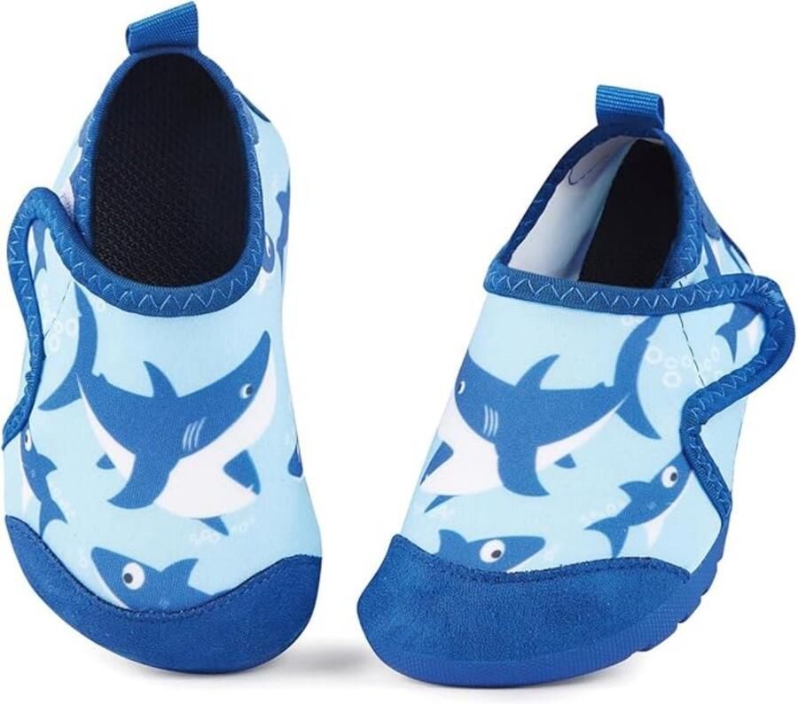 Kinderwaterschoenen snel drogende blotevoeten strandschoenen antislip kinderstrandschoenen met dikke zool zacht en duurzaam geschikt voor stranden zwembaden en vakanties aan zee kaartcode om een maat groter te kopen