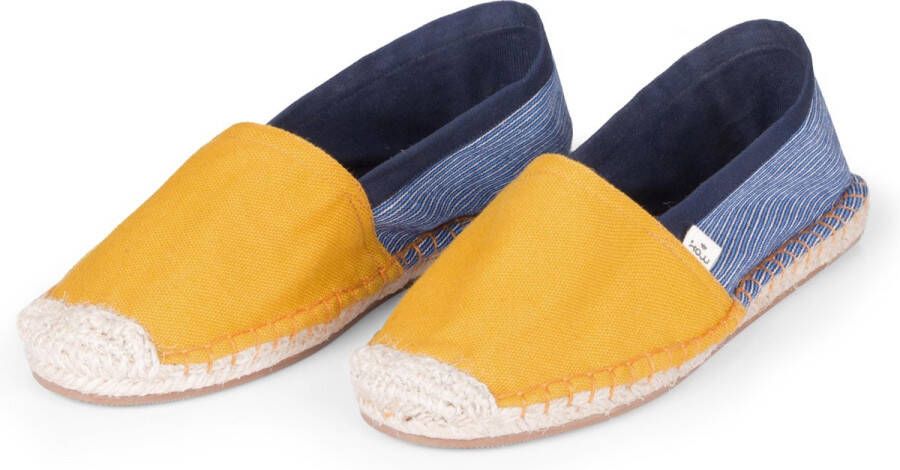 Kingdom of Wow Espadrilles Dames Mango Geel Vegan Handgemaakt