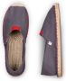 Kingdom of Wow Espadrilles Heren Urban Storm Grijs Rood Vegan Handgemaakt - Thumbnail 2