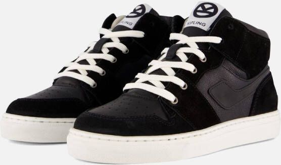 Kipling Dario B Sneakers zwart Leer