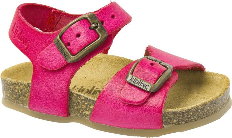 Kipling Easy 4 Leren Kindersandalen Met Gespsluiting