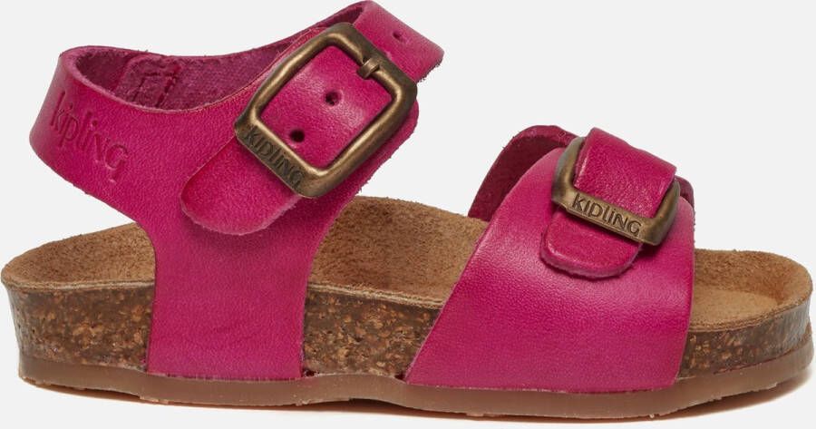 Kipling Easy 4 Leren Kindersandalen Met Gespsluiting