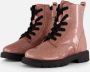 Kipling Ella Veterboots roze Imitatieleer Kinderschoenen - Thumbnail 1