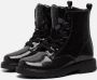 Kipling Ella Veterboots zwart Pu Kinderschoenen - Thumbnail 1