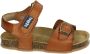 Kipling Fabio leren sandalen cognac Bruin Jongens Leer Effen 25 - Thumbnail 3