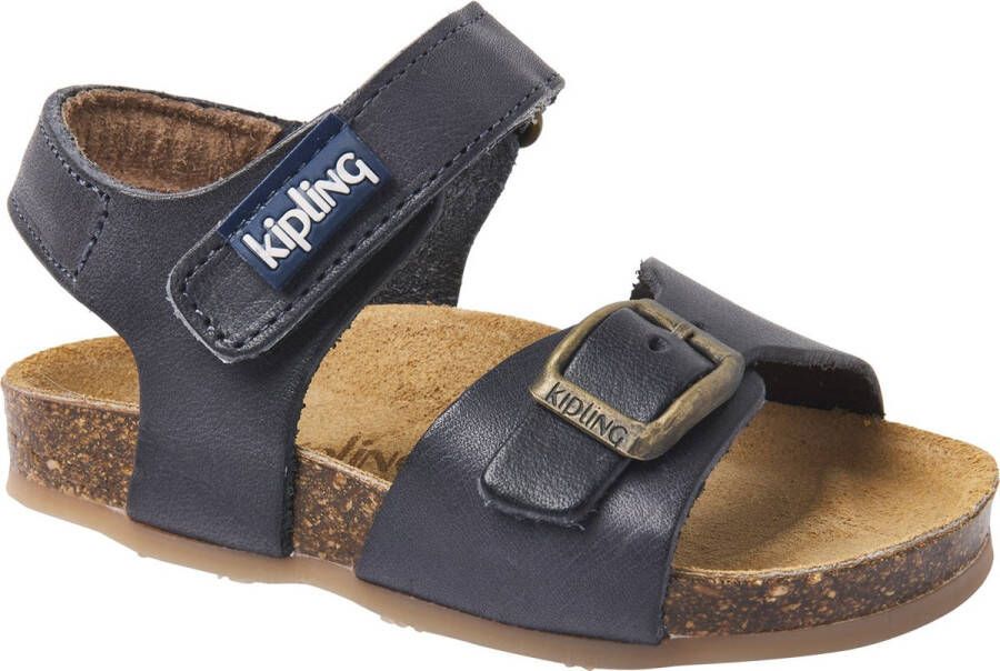 Kipling Fabio leren sandalen donkerblauw Jongens Leer Effen 27 - Foto 4