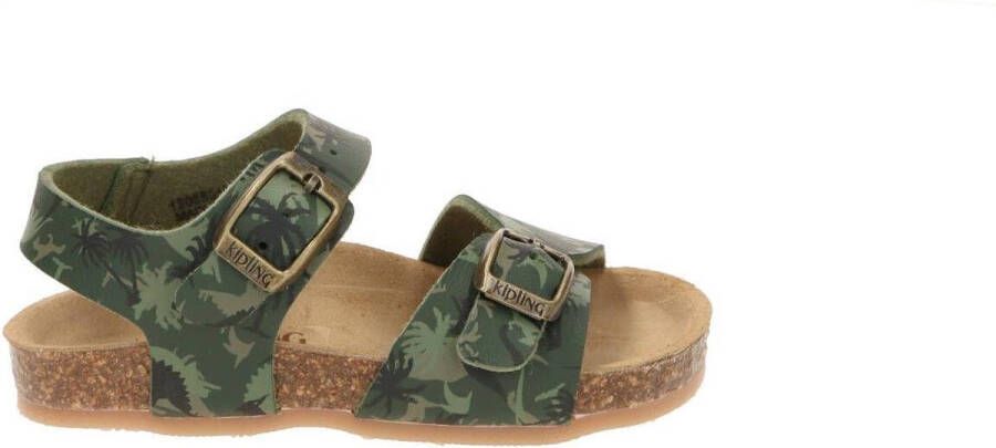 Kipling Gobi 1 sandalen groen