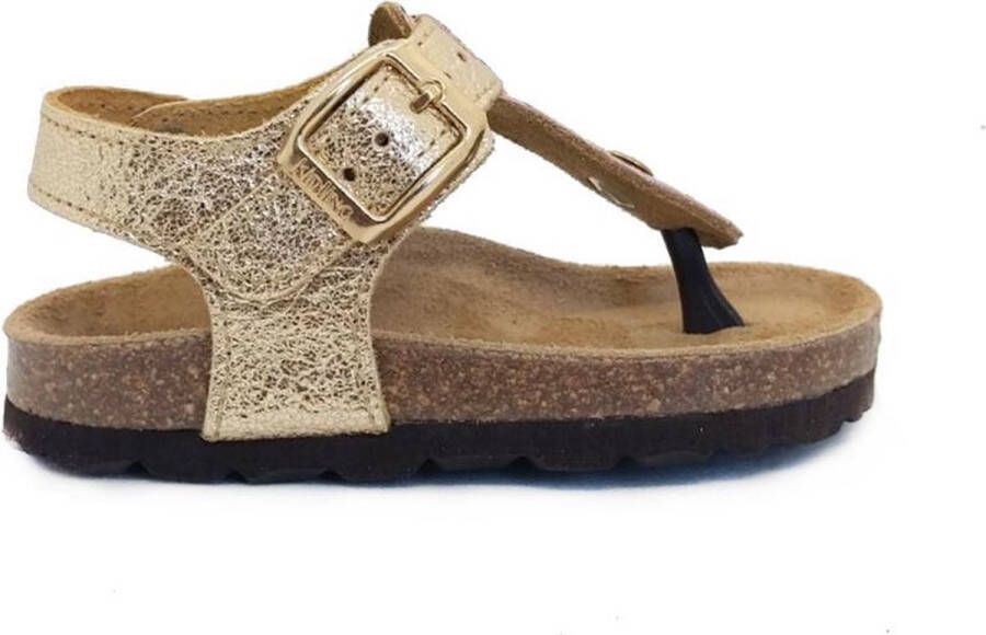 Kipling Gouden Sandalen Rikilu