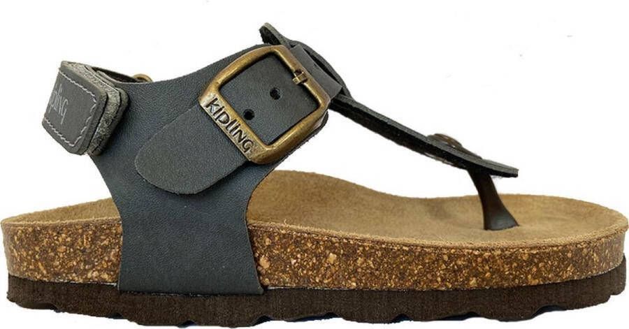 Kipling Juan 3 sandalen grijs Jongens Imitatieleer Effen 32 - Foto 6