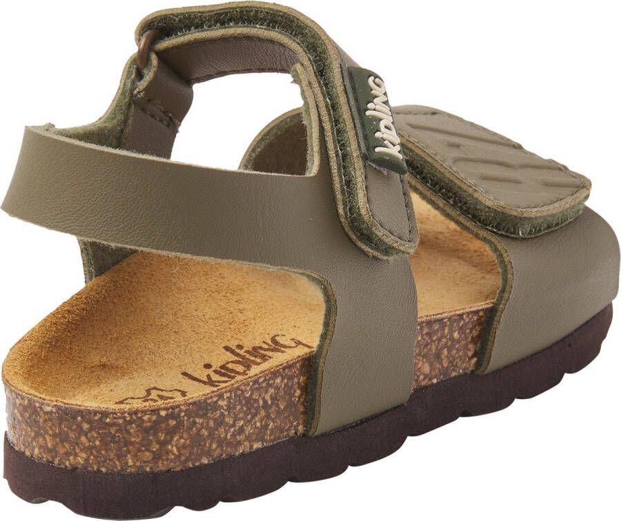 Kipling Guy sandaal kaki Groen Jongens Imitatieleer 26 - Foto 5
