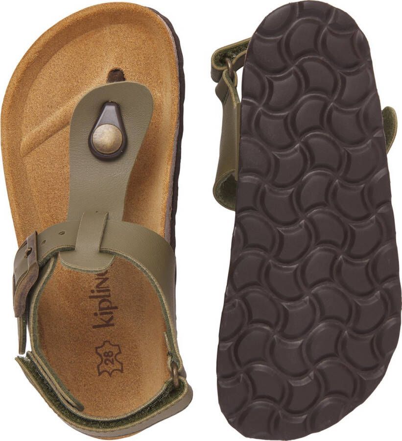 Kipling Juan 3 sandalen kaki Groen Imitatieleer Effen 28 - Foto 3