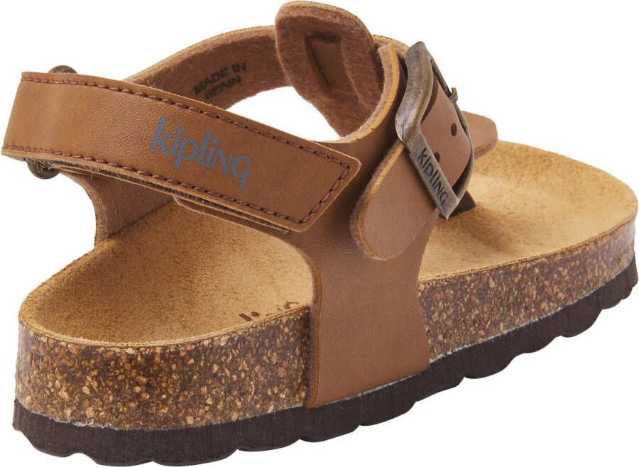 Kipling Juan 3 sandalen cognac Bruin Jongens Imitatieleer Effen 26 - Foto 6