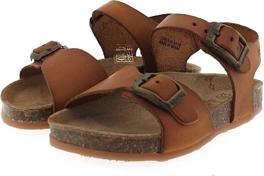 Kipling leren sandalen cognac Bruin Leer Effen 22 - Foto 12