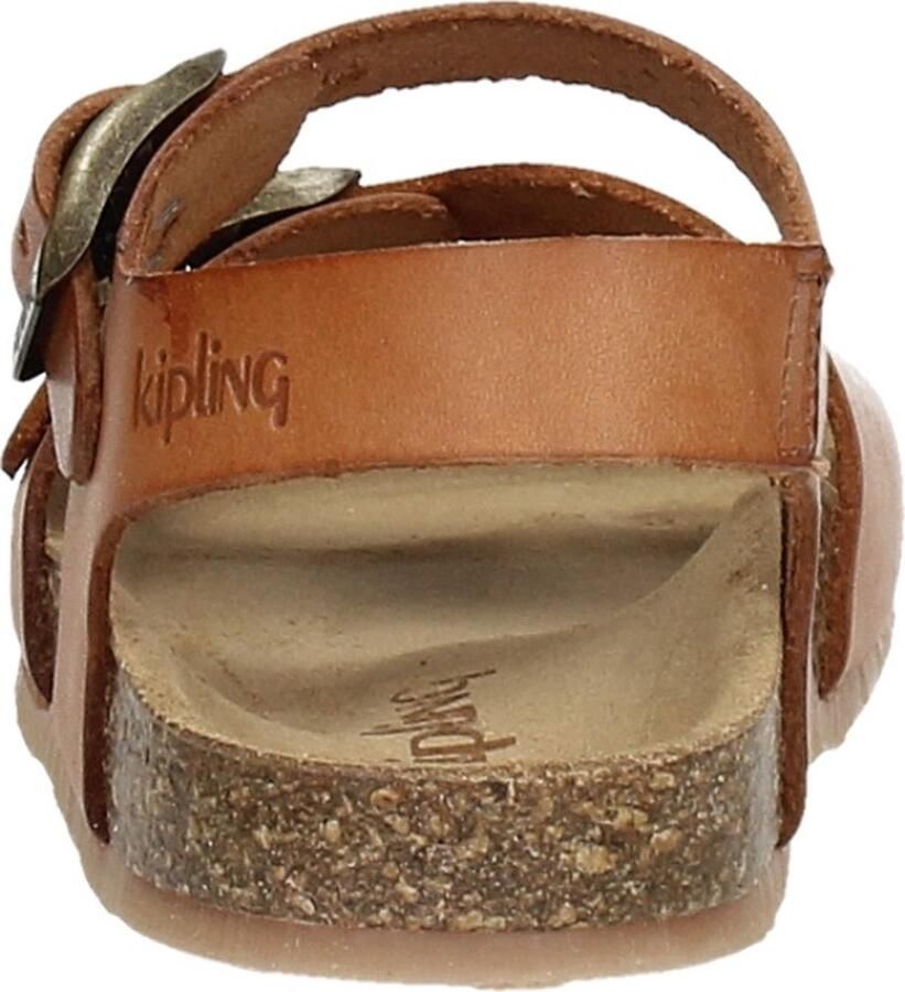 Kipling leren sandalen cognac Bruin Leer Effen 22 - Foto 7