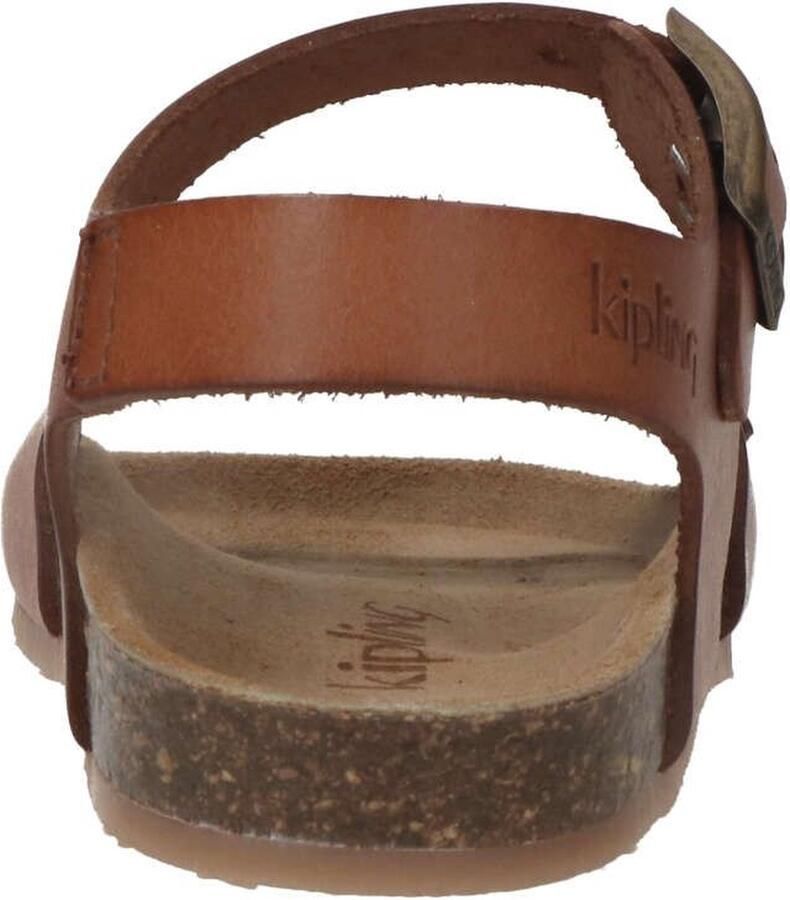 Kipling leren sandalen cognac Bruin Leer Effen 22 - Foto 8