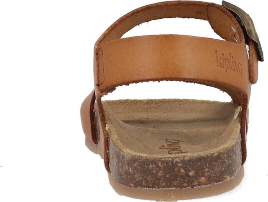 Kipling leren sandalen cognac Bruin Leer Effen 25 - Foto 10