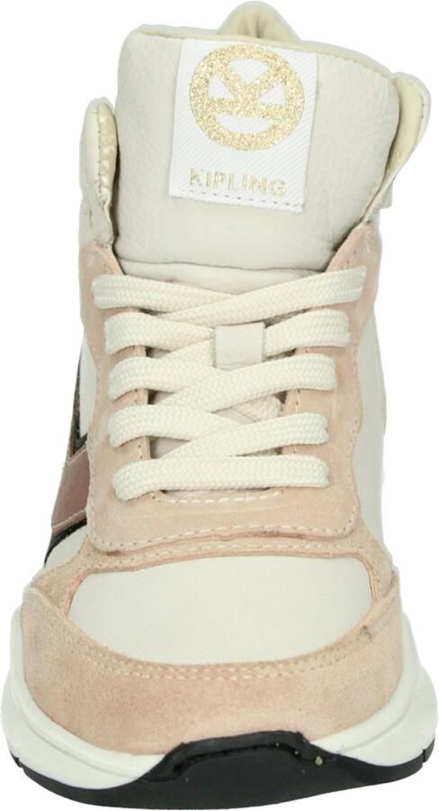 Kipling KIKI~2~~~~~~~~~~~~~~~~~~~~~~~~ MeisjesHalf-hoogKindersneakers Wit beige - Foto 4