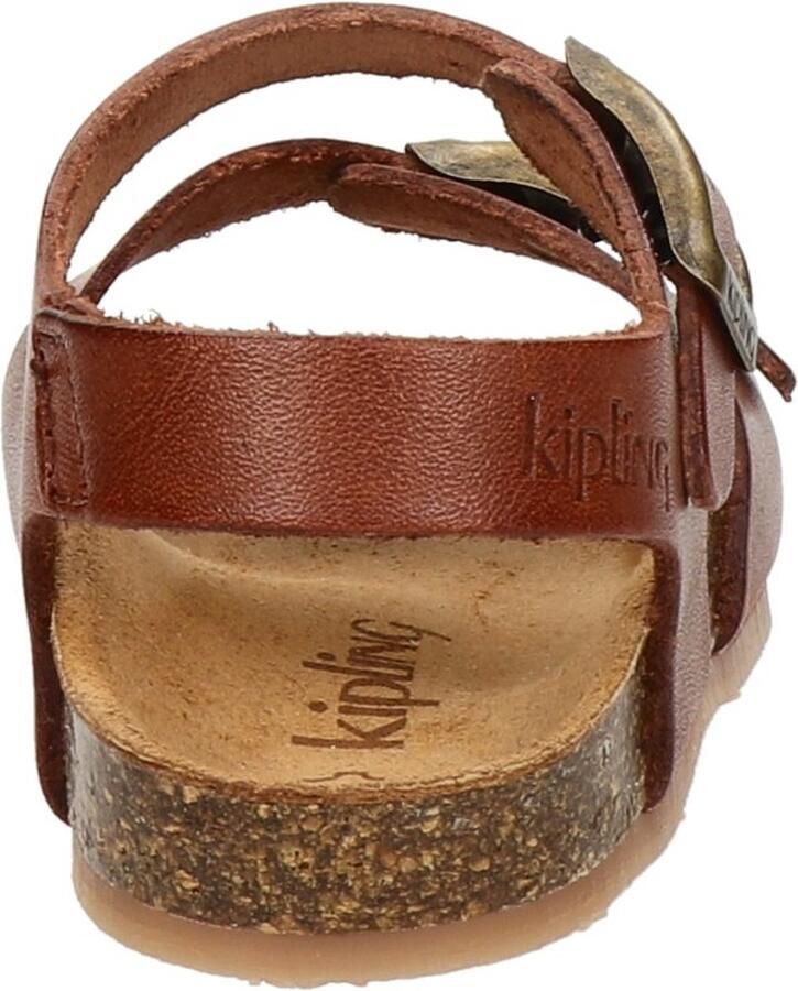 Kipling leren sandalen cognac Bruin Leer Effen 25 - Foto 14