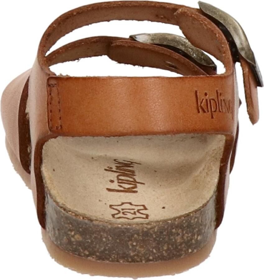 Kipling leren sandalen cognac Bruin Leer Effen 25 - Foto 8