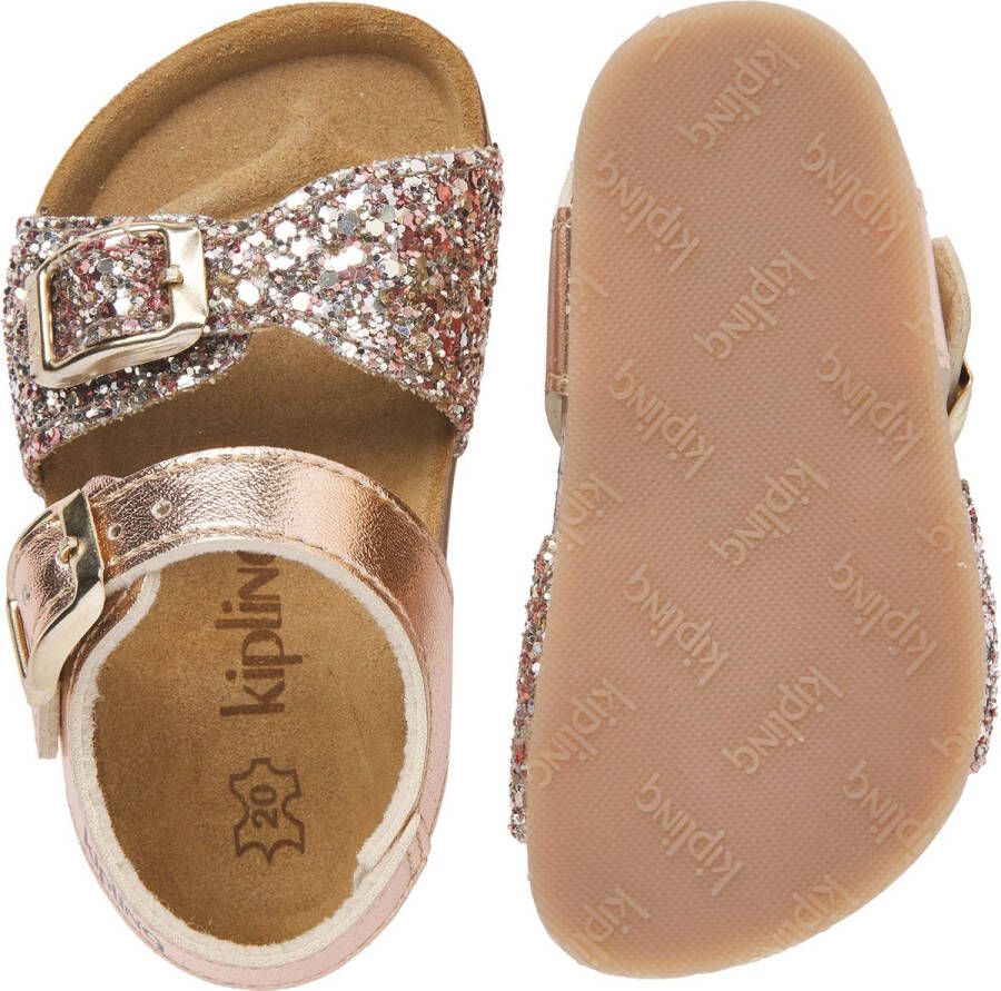 Kipling Marjorie 1 Champagne 0755 Meisjes Sandalen Champagne - Foto 3