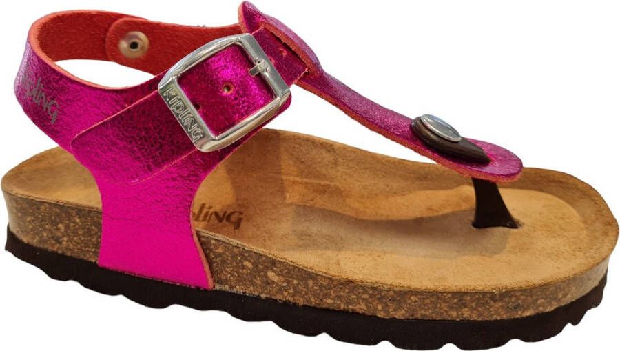 Kipling Monica 1 fuchsia 0120 Meisjes Slippers Fuchsia