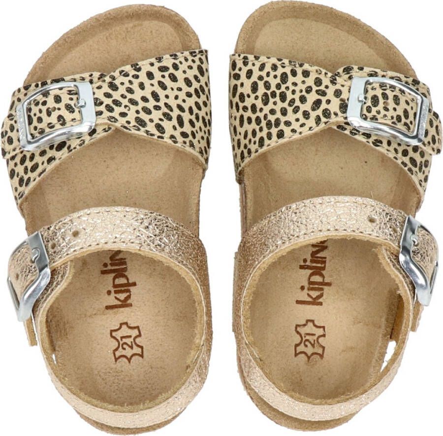 Kipling Nula 1 meisjes sandaal Goud - Schoenen.nl