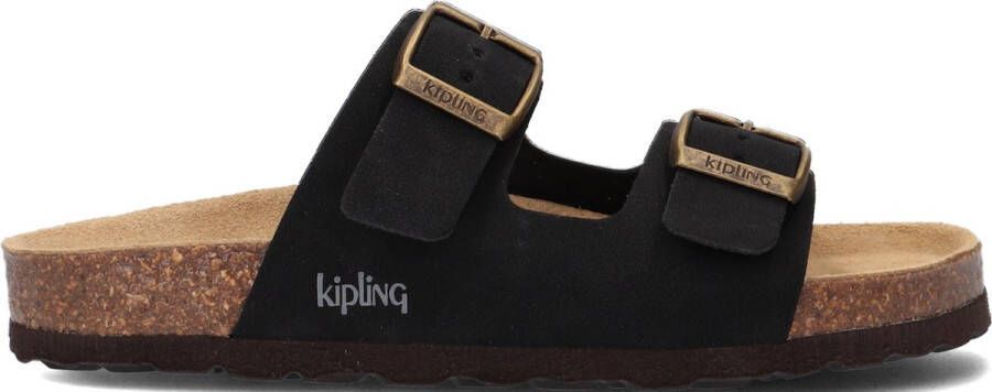 Kipling Sunset slippers zwart