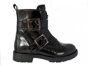 Kipling Zwarte Laarsjes Lak Hudson A