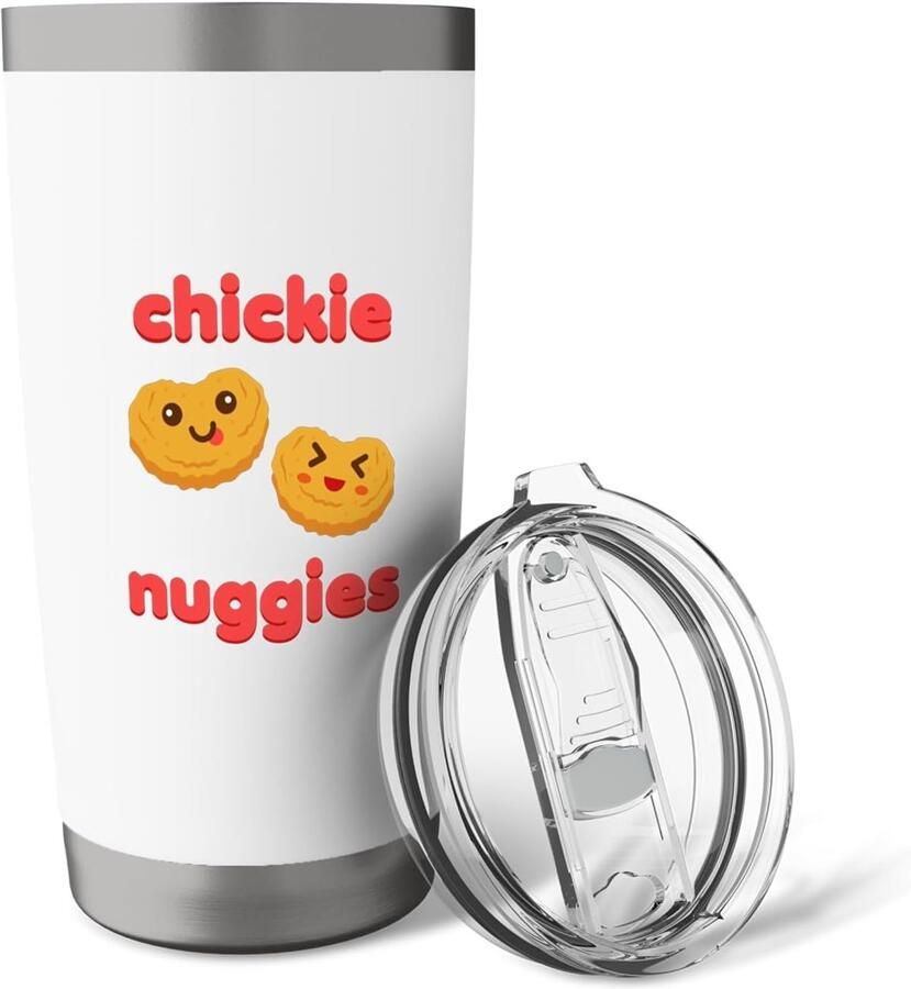 Kipnuggets beker met dubbele wand