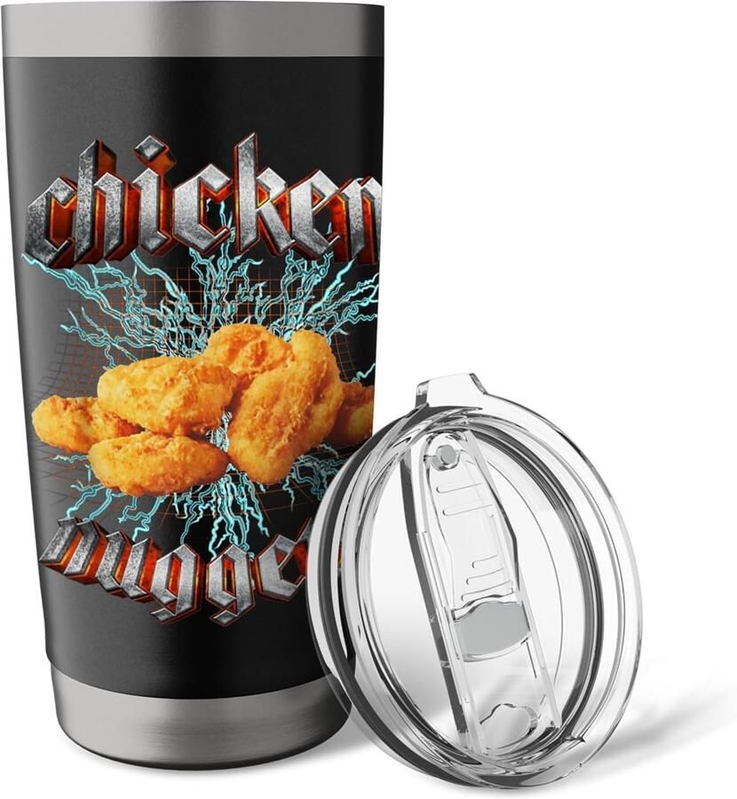 Kipnuggets meme mok met dubbele wand
